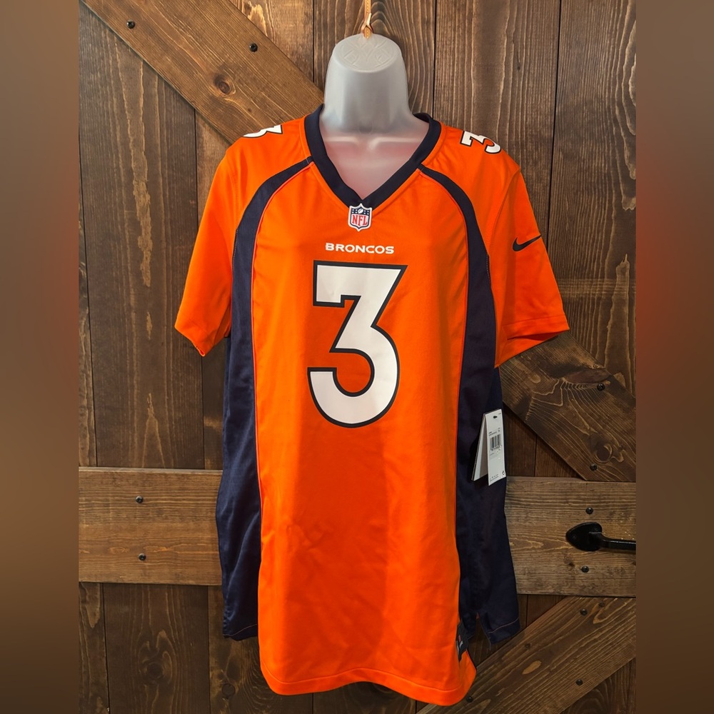 NWT - NFL Bronco On Field Russell Wilson #3 Jersey